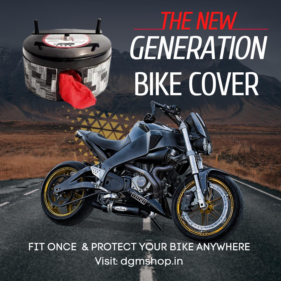 Portable Bike Cover 2 wheeler cover Ultimate Protection DGMSHOP