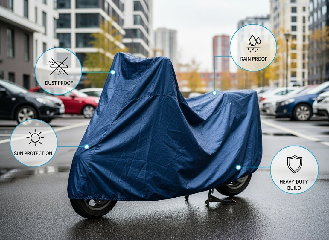 Bike Cover Urboguard Strong | Strong Heavy Duty | Dust, Waterproof and Sun Protection | Reinforced Seams